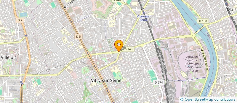 localisation de l'entreprise MADAME IRENE DORIA à VITRY-SUR-SEINE