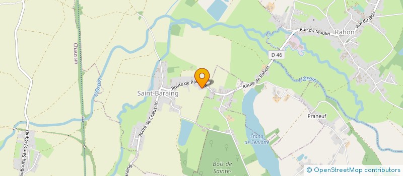 localisation de l'entreprise MADAME IRENE DUCORDEAUX  SAINT-BARAING