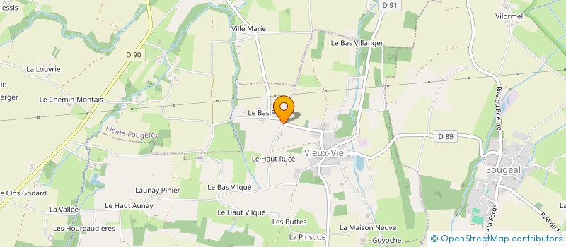 localisation de l'entreprise MADAME IRENE DUPLESSI à VIEUX-VIEL