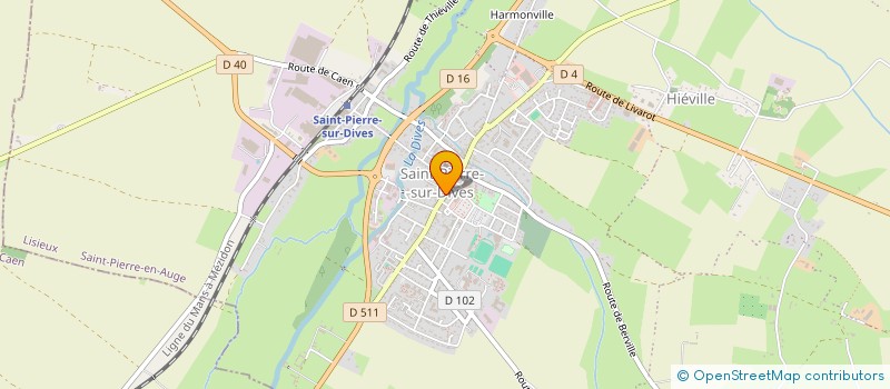 localisation de l'entreprise MADAME IRENE DUVALLEROY  SAINT-PIERRE-EN-AUGE