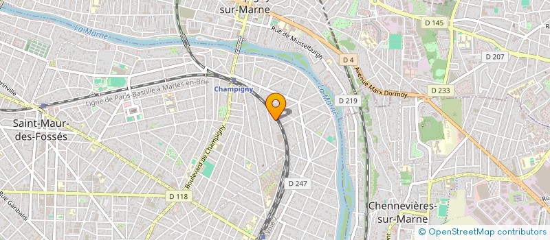 localisation de l'entreprise MADAME IRENE EKHERIAN à SAINT-MAUR-DES-FOSSES