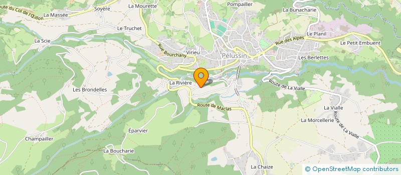 localisation de l'entreprise MADAME IRENE FAYOLLE  PELUSSIN