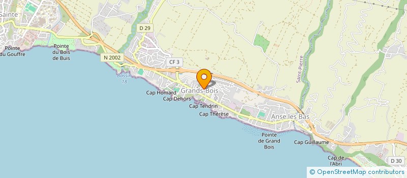 localisation de l'entreprise MADAME IRENE FEDON à SAINT-PIERRE