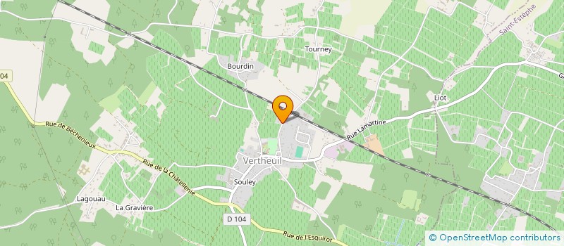 localisation de l'entreprise MADAME IRENE FIGEROU  VERTHEUIL