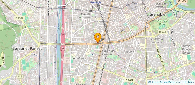 localisation de l'entreprise MADAME IRENE FINET  GRENOBLE