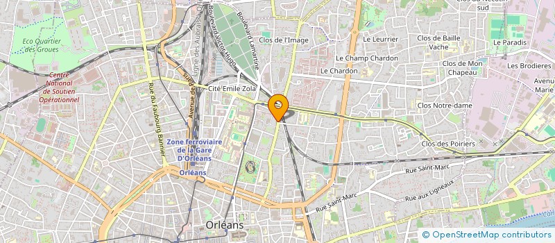 localisation de l'entreprise MADAME IRENE FLORENCE TOUDA SAINTENOY à ORLEANS