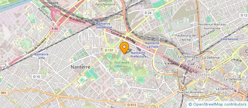 localisation de l'entreprise MADAME IRENE GABRIELIAN  NANTERRE