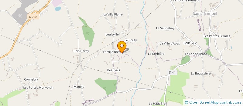 localisation de l'entreprise MADAME IRENE GIQUEL  BREHAND