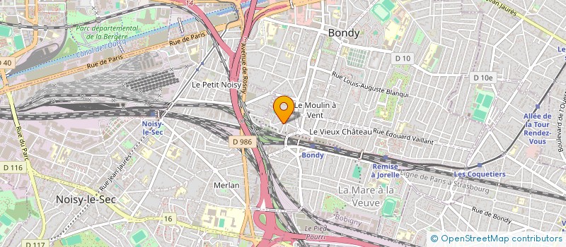 localisation de l'entreprise MADAME IRENE GOKPON  BONDY