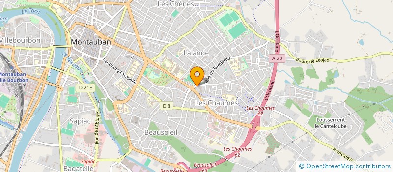 localisation de l'entreprise MADAME IRENE GORRIS GIMENO  MONTAUBAN