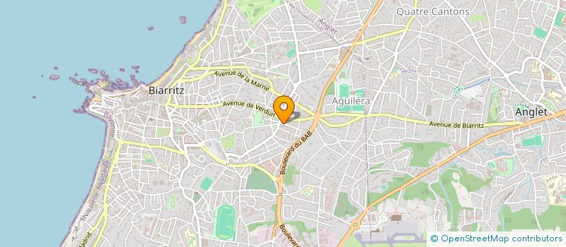 localisation de l'entreprise MADAME IRENE HARGUINDEGUY  BIARRITZ