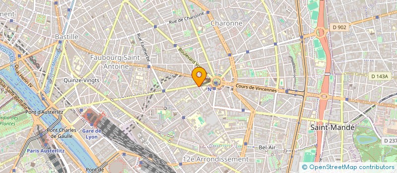 localisation de l'entreprise MADAME IRENE HERNANDEZ GUERRA  PARIS