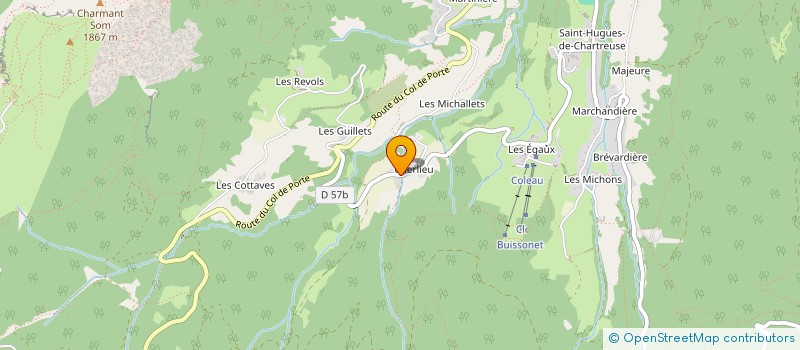 localisation de l'entreprise MADAME IRENE ICHTCHENKO  SAINT-PIERRE-DE-CHARTREUSE