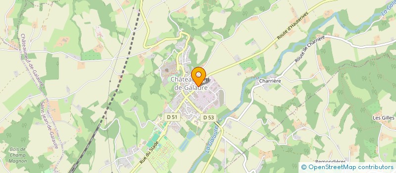 localisation de l'entreprise MADAME IRENE IRAHOZA  CHATEAUNEUF-DE-GALAURE