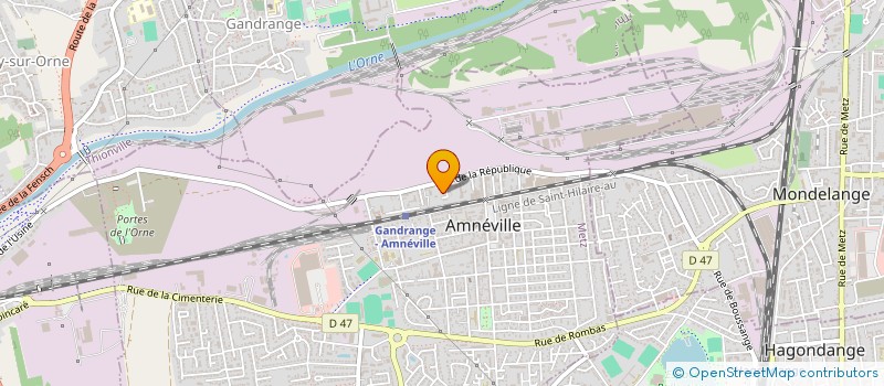 localisation de l'entreprise MADAME IRENE JANO  AMNEVILLE