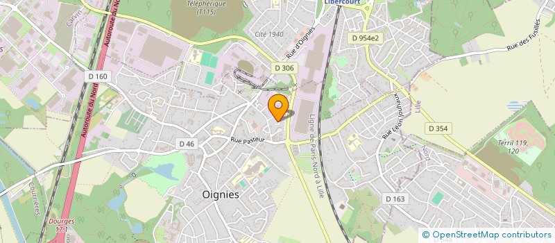 localisation de l'entreprise MADAME IRENE JEYAVEERASINGAM  OIGNIES