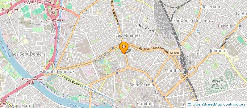 localisation de l'entreprise MADAME IRENE JOULIE à TOULOUSE