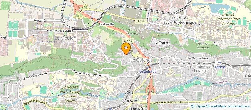 localisation de l'entreprise MADAME IRENE KAPLAN à ORSAY