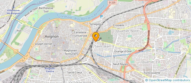 localisation de l'entreprise MADAME IRENE KHALETZKY  AVIGNON