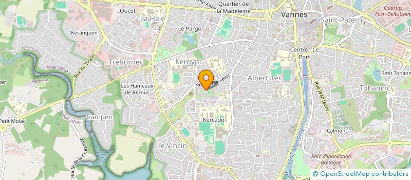 localisation de l'entreprise MADAME IRENE KORKMAZ à VANNES