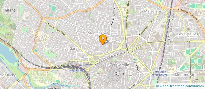 localisation de l'entreprise MADAME IRENE KOZLOWSKI à DIJON