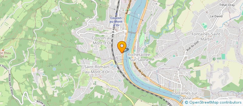 localisation de l'entreprise MADAME IRENE LA FAY  COUZON-AU-MONT-D'OR