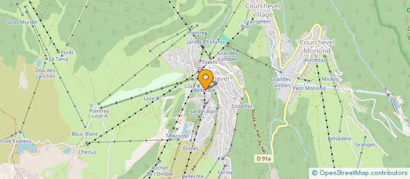 localisation de l'entreprise MADAME IRENE LAUBE à COURCHEVEL