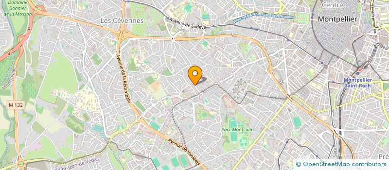 localisation de l'entreprise MADAME IRENE LAURENT à MONTPELLIER