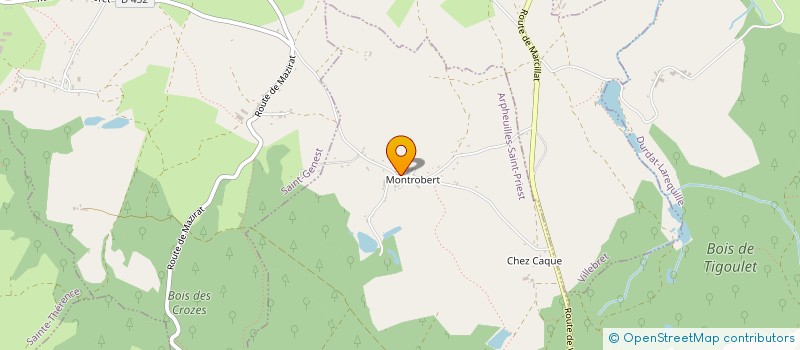 localisation de l'entreprise MADAME IRENE LE PENDU  ARPHEUILLES-SAINT-PRIEST