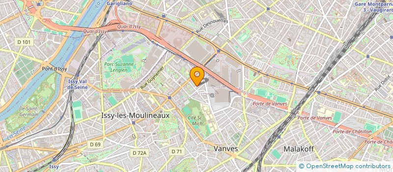 localisation de l'entreprise MADAME IRENE LEFEVRE à ISSY-LES-MOULINEAUX