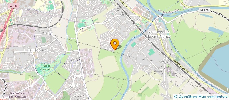 localisation de l'entreprise MADAME IRENE LENZI  LANEUVEVILLE-DEVANT-NANCY