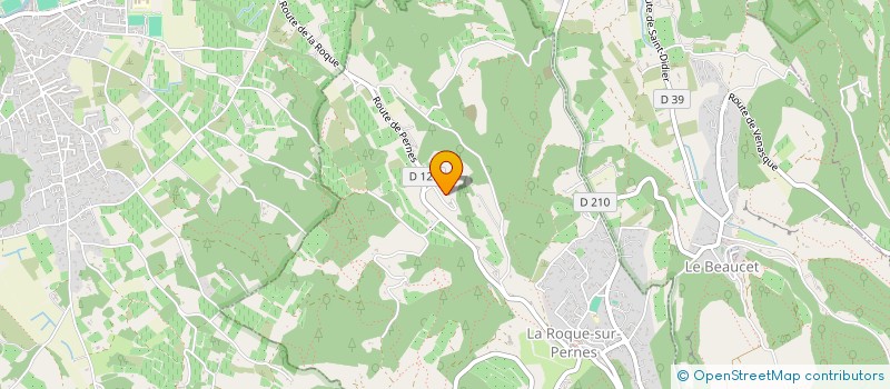 localisation de l'entreprise MADAME IRENE LEPINE  LA ROQUE-SUR-PERNES