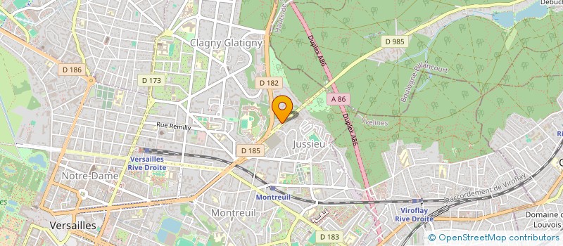 localisation de l'entreprise MADAME IRENE LEROLLE à VERSAILLES