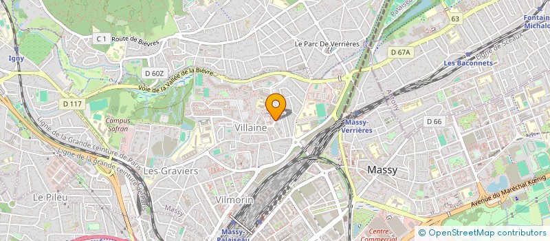 localisation de l'entreprise MADAME IRENE LINDOUBI à LES ULIS