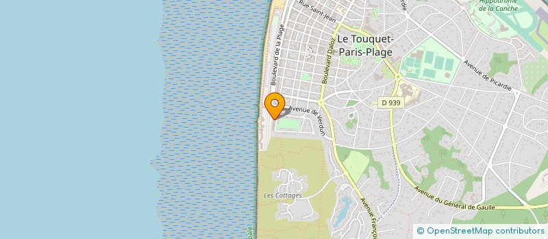 localisation de l'entreprise MADAME IRENE LINGLIN à LE TOUQUET-PARIS-PLAGE