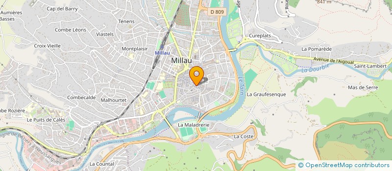 localisation de l'entreprise MADAME IRENE LUZIO à MILLAU