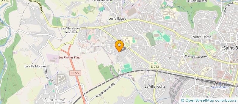 localisation de l'entreprise MADAME IRENE MANTEAU à SAINT-BRIEUC