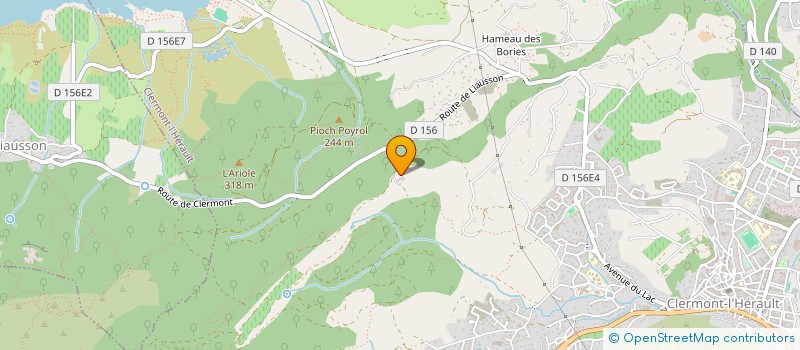 localisation de l'entreprise MADAME IRENE MARIANNE THELLUNG  CLERMONT-L'HERAULT