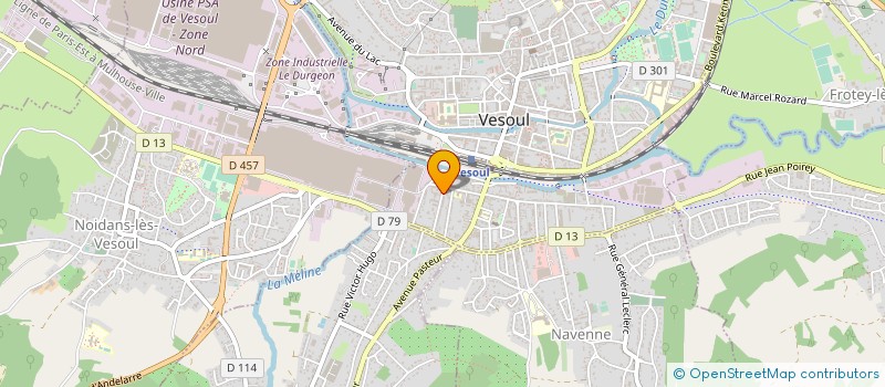 localisation de l'entreprise MADAME IRENE MARIE  VESOUL