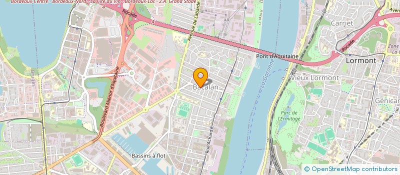 localisation de l'entreprise MADAME IRENE MARTEL  BORDEAUX