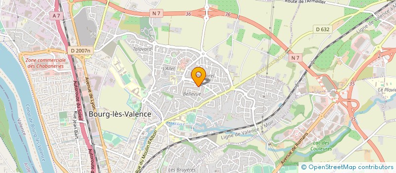 localisation de l'entreprise MADAME IRENE MARTINEZ à BOURG-LES-VALENCE