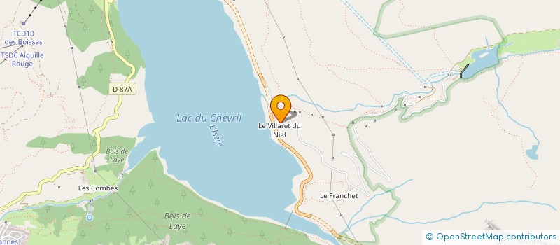 localisation de l'entreprise MADAME IRENE MARTINEZ GALA  TIGNES