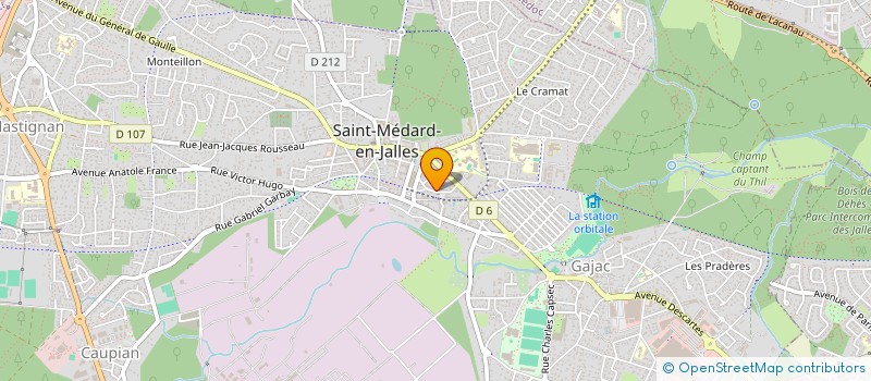 localisation de l'entreprise MADAME IRENE MARTOS  SAINT-MEDARD-EN-JALLES