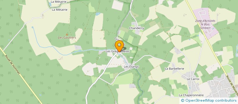 localisation de l'entreprise MADAME IRENE MAZALEIGUE  MAZIERES-DE-TOURAINE