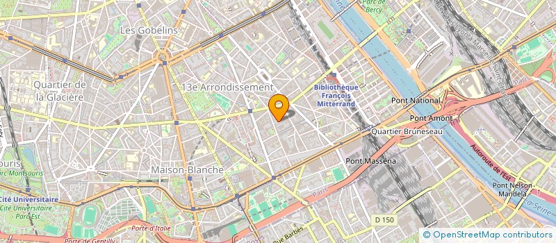 localisation de l'entreprise MADAME IRENE MITRANI  PARIS