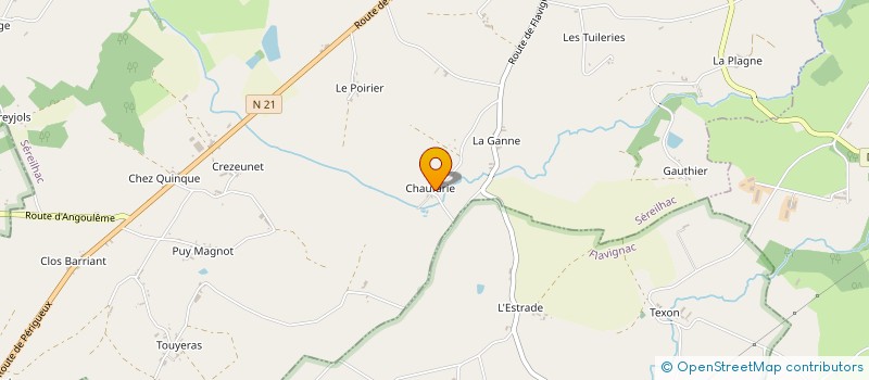 localisation de l'entreprise MADAME IRENE MORELET à SEREILHAC