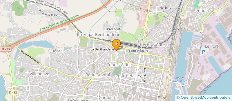 localisation de l'entreprise MADAME IRENE NAVAJAS SANCHEZ à SAINT-NAZAIRE