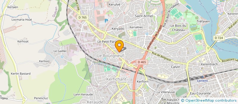 localisation de l'entreprise MADAME IRENE NICOL  LORIENT