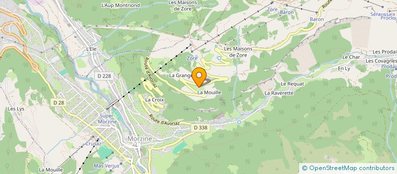 localisation de l'entreprise MADAME IRENE PAPADOPOULOS à MORZINE