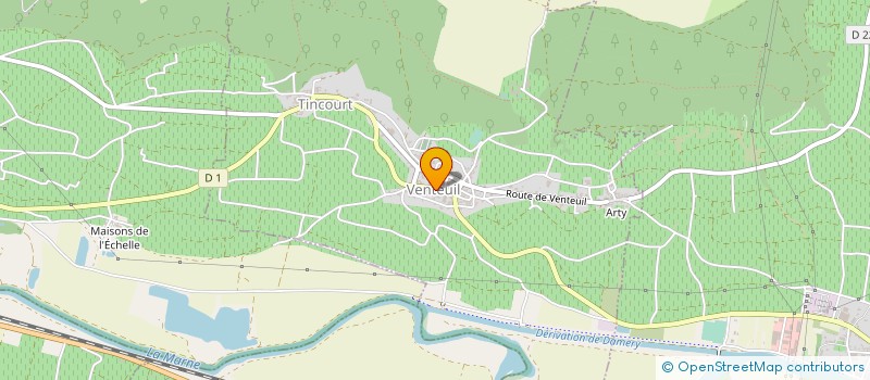 localisation de l'entreprise MADAME IRENE PATRY  VENTEUIL